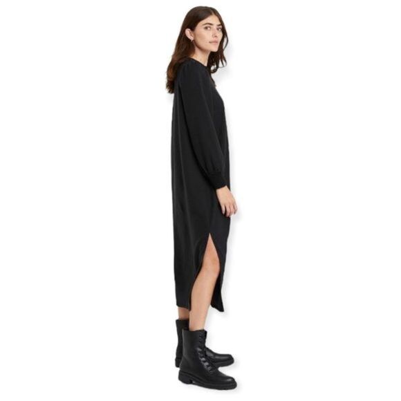 Women's Long Sleeve High Slit Knit Dress - Who What Wear - Picture 1 of 7